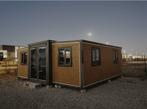 20ft Long Window & Metal Panel