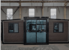 20ft Long Window & Metal Panel