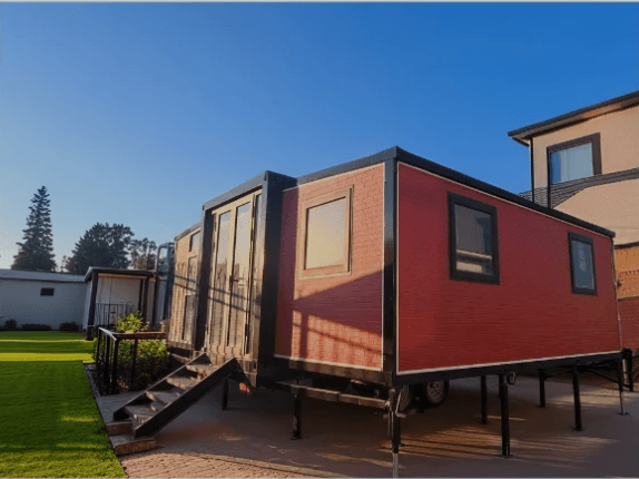 20ft Long Window & Metal Panel