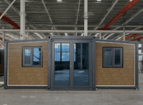 20ft Long Window & Metal Panel