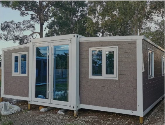 20ft Long Window & Metal Panel