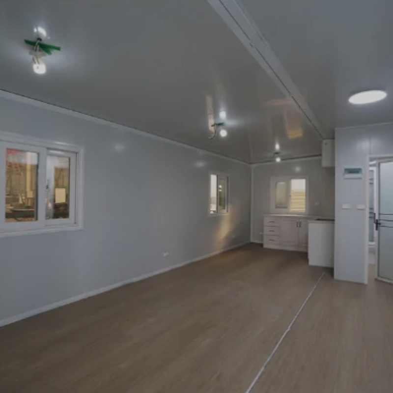 Custom container home interior